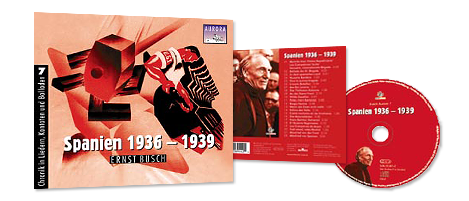 CD-Cover 'Spanien 1936 - 1939'